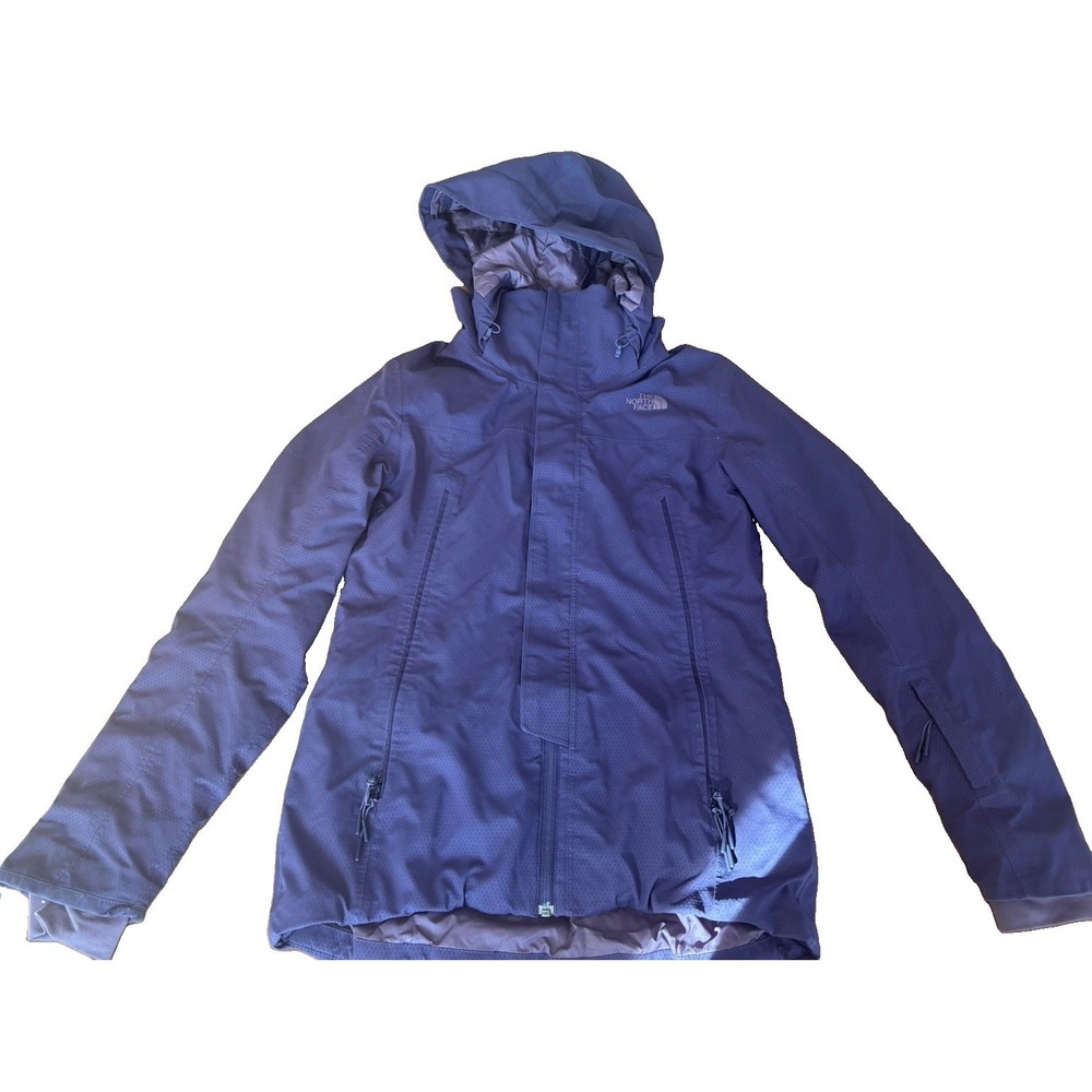 The North face Insulated Skiing Snowboarding Purple Hooded Jacket Sz Small